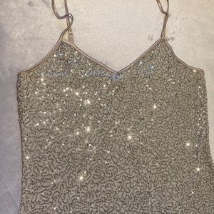 Express tank top with sequins